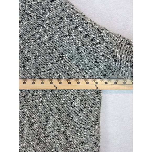 Lou & Grey Loft Womens M Knit Tunic Sweater Black White Mock Neck - Picture 8 of 10